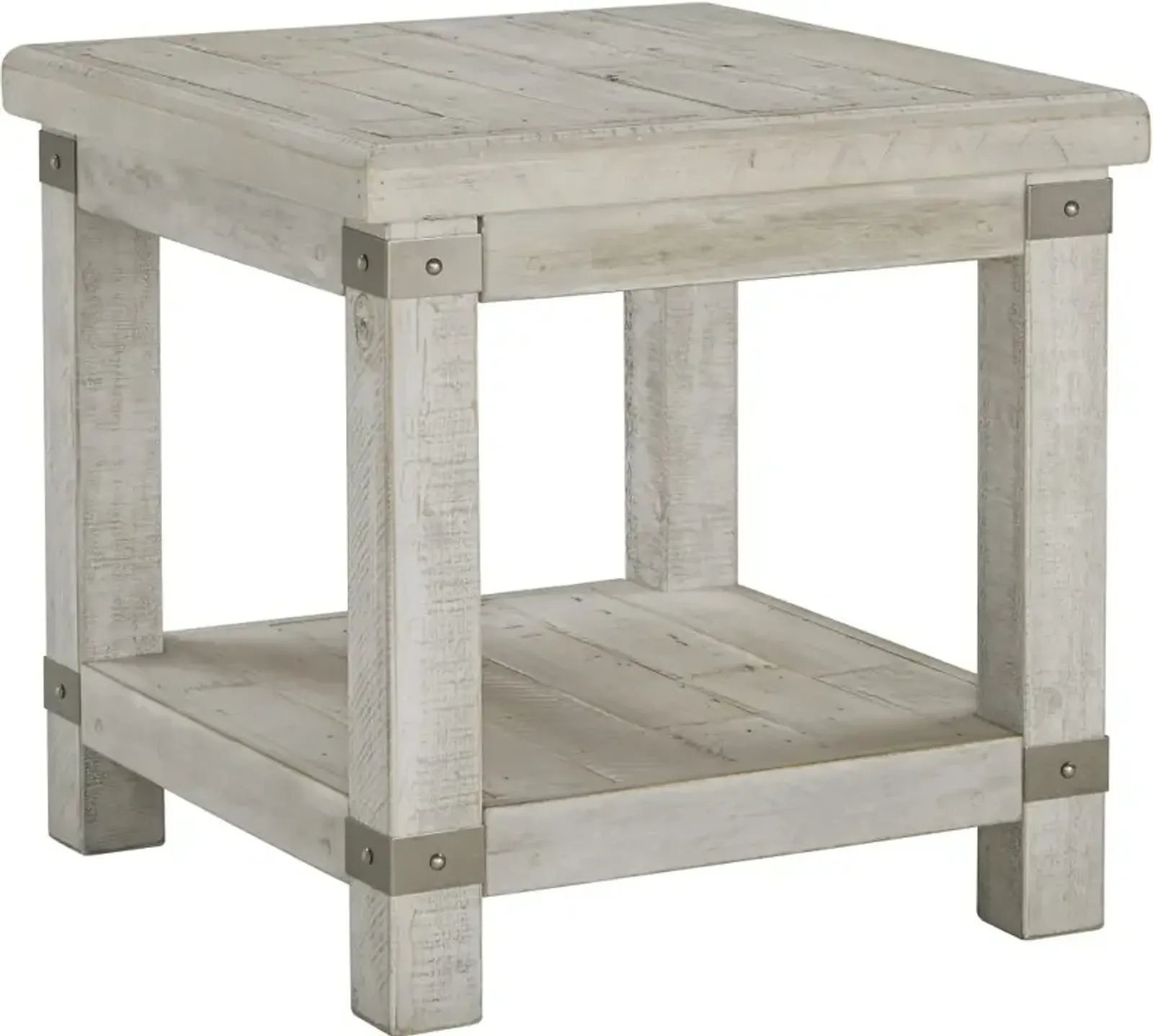 Signature Design by Ashley® Carynhurst Whitewash Gray End Table