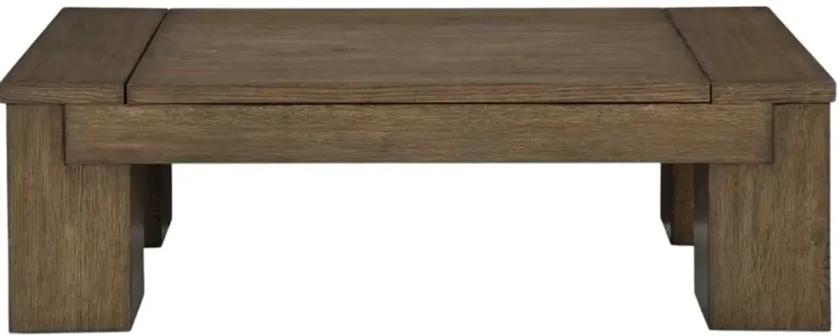 Signature Design by Ashley® Rosswain Warm Brown Lift-Top Coffee Table