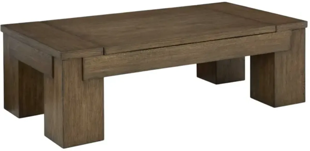 Signature Design by Ashley® Rosswain Warm Brown Lift-Top Coffee Table