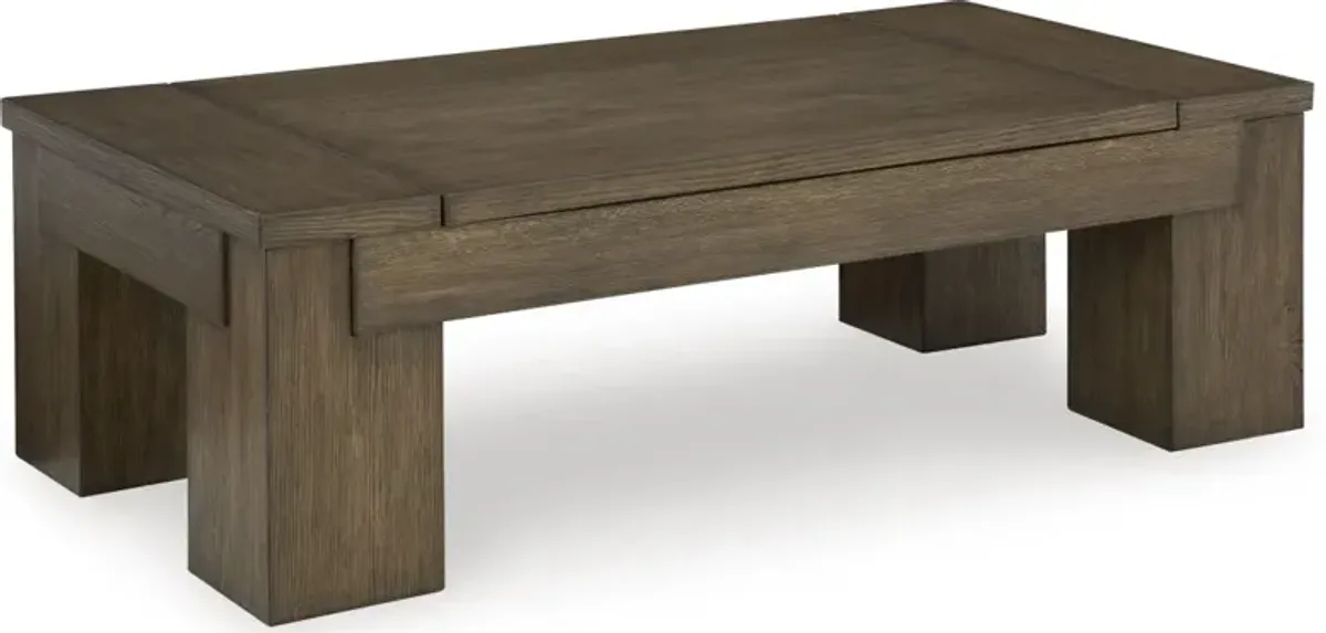 Signature Design by Ashley® Rosswain Warm Brown Lift-Top Coffee Table