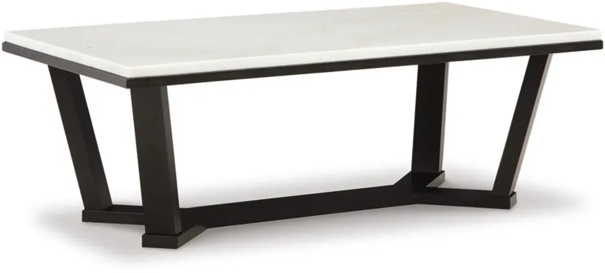 Signature Design by Ashley® Fostead White/Espresso Coffee Table