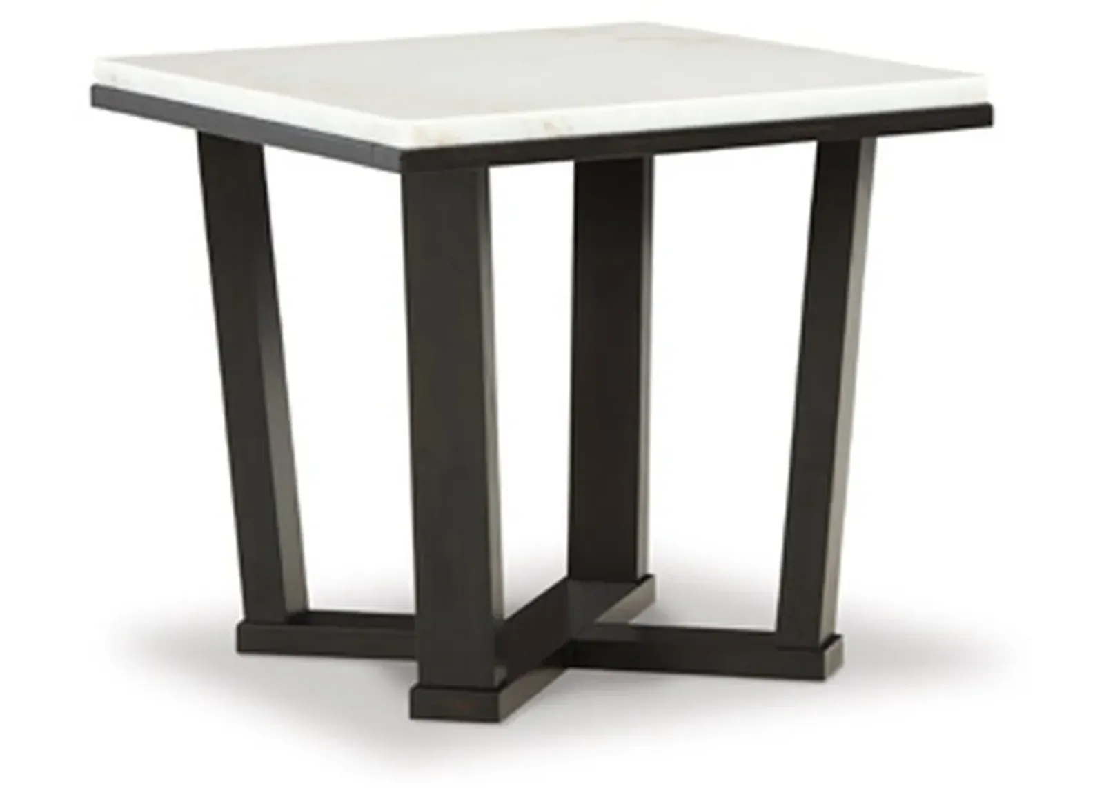 Signature Design by Ashley® Fostead White/Espresso End Table