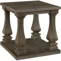 Signature Design by Ashley® Johnelle Weathered Gray End Table