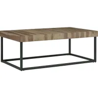 Signature Design by Ashley® Bellwick Natural/Black Coffee Table