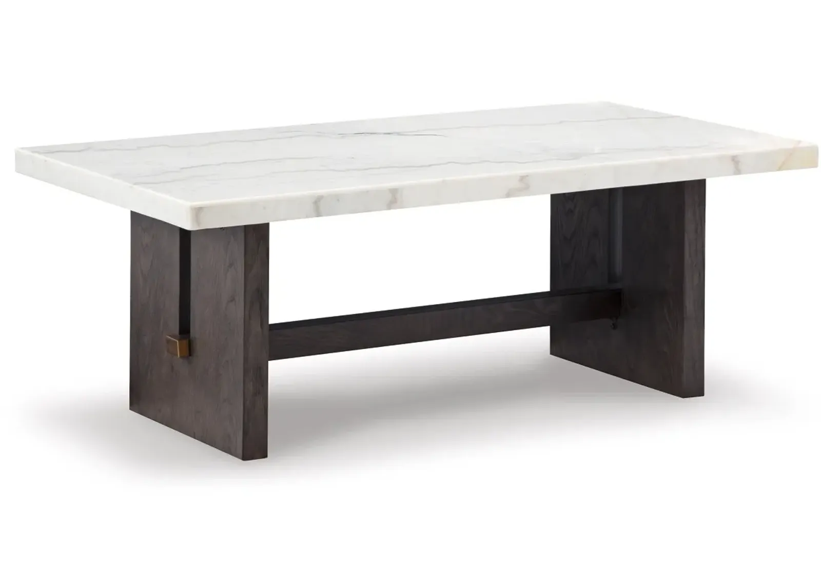 Signature Design by Ashley® Burkhaus White/Dark Brown Coffee Table