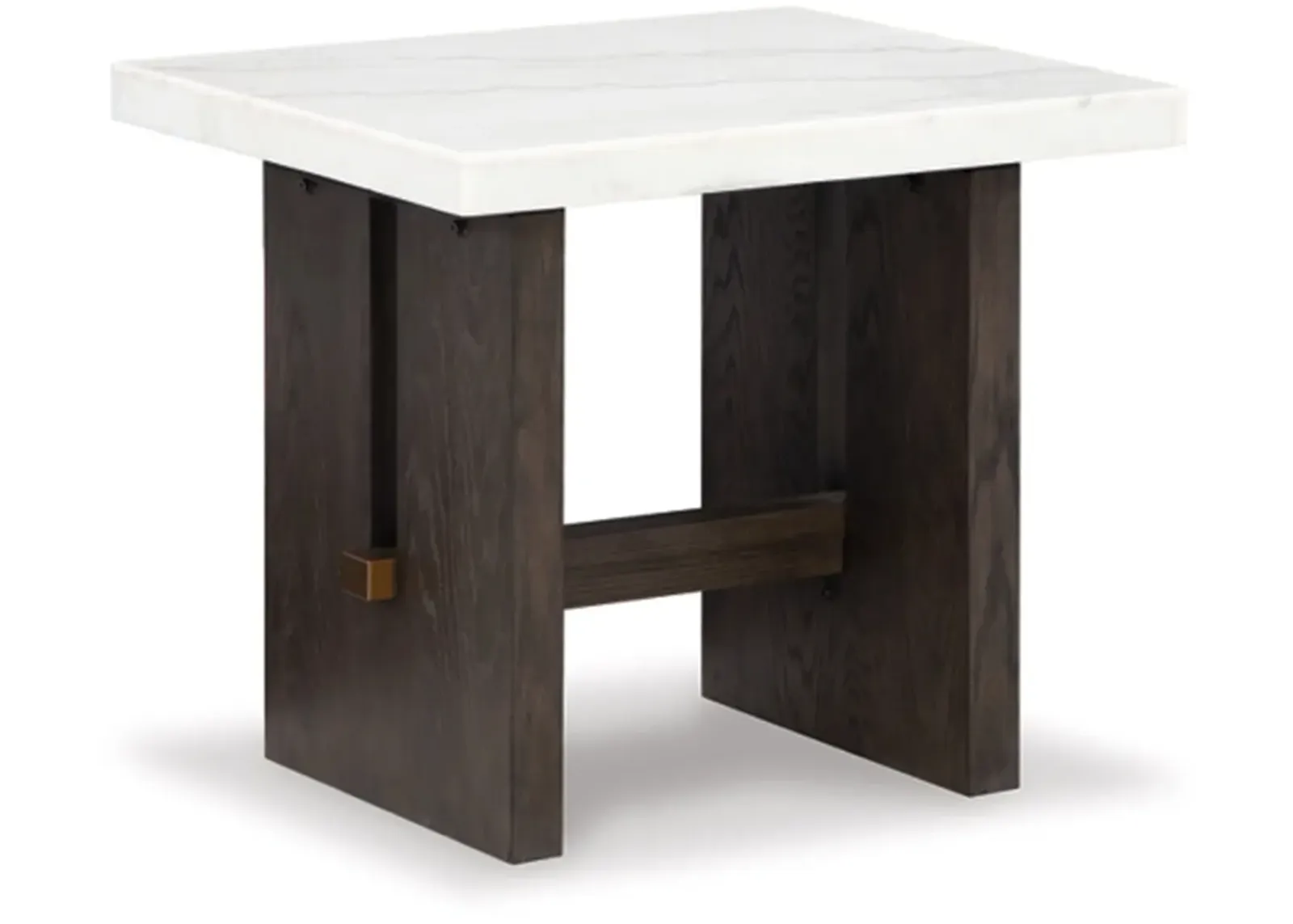 Signature Design by Ashley® Burkhaus White/Dark Brown End Table