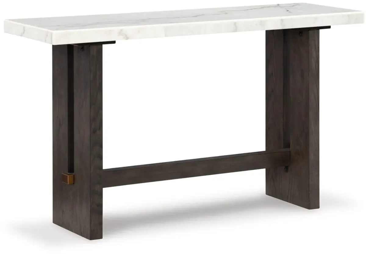 Signature Design by Ashley® Burkhaus White/Dark Brown Sofa Table