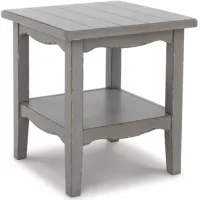 Signature Design by Ashley® Charina Antique Gray End Table