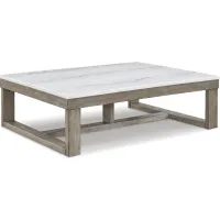 Signature Design by Ashley® Loyaska Brown/Ivory Coffee Table