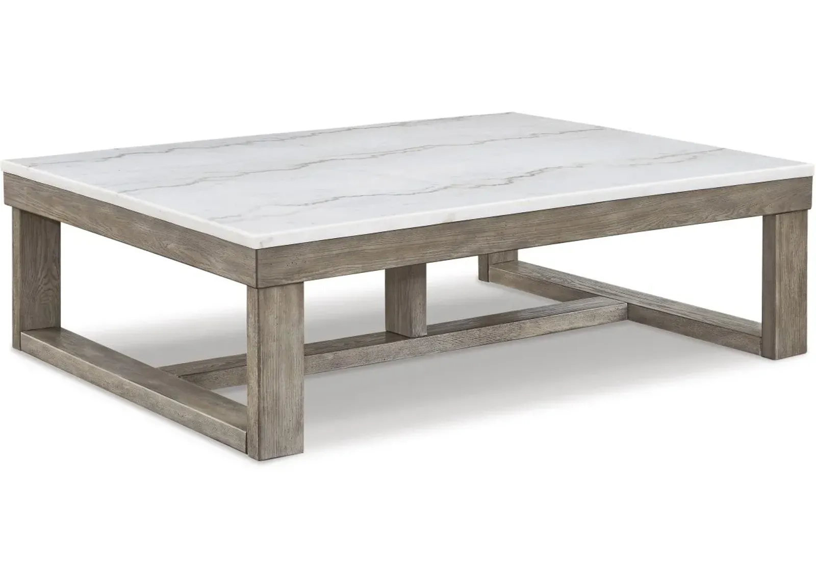 Signature Design by Ashley® Loyaska Brown/Ivory Coffee Table