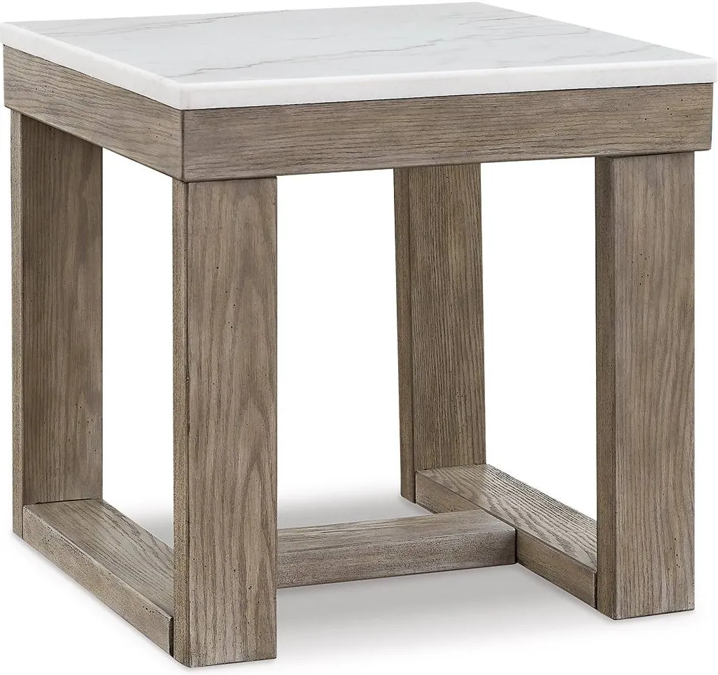 Signature Design by Ashley® Loyaska Brown/Ivory End Table