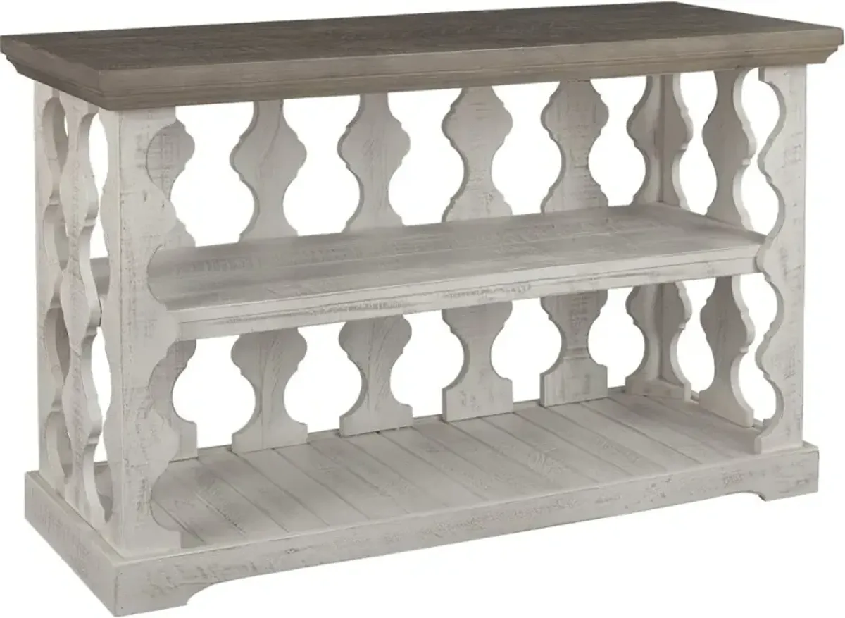 Signature Design by Ashley® Havalance Gray/White Console Sofa Table