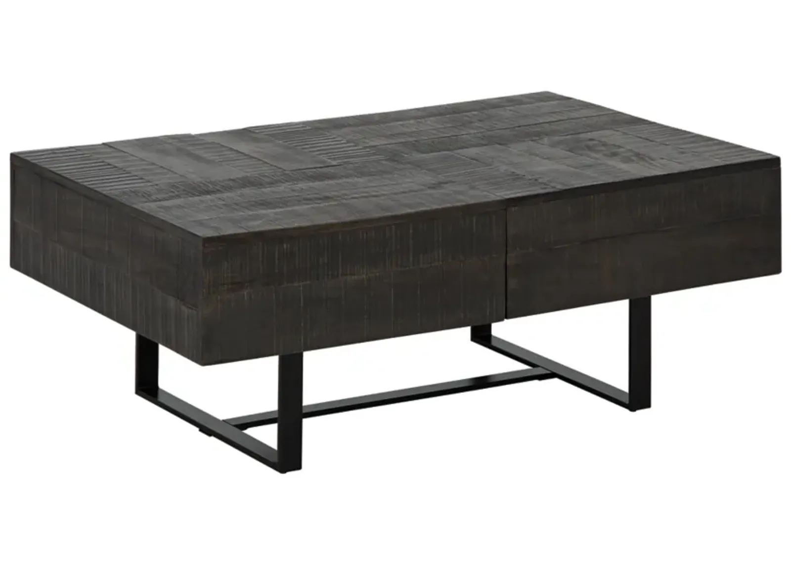 Signature Design by Ashley® Kevmart Grayish Brown/Black Coffee Table