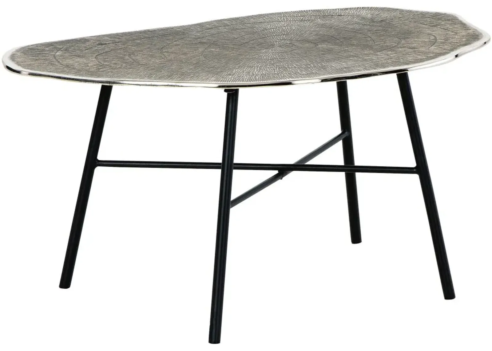 Signature Design by Ashley® Laverford Black/Chrome Coffee Table