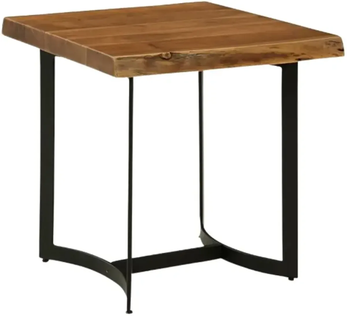 Signature Design by Ashley® Fortmaine Brown End Table with Black Base