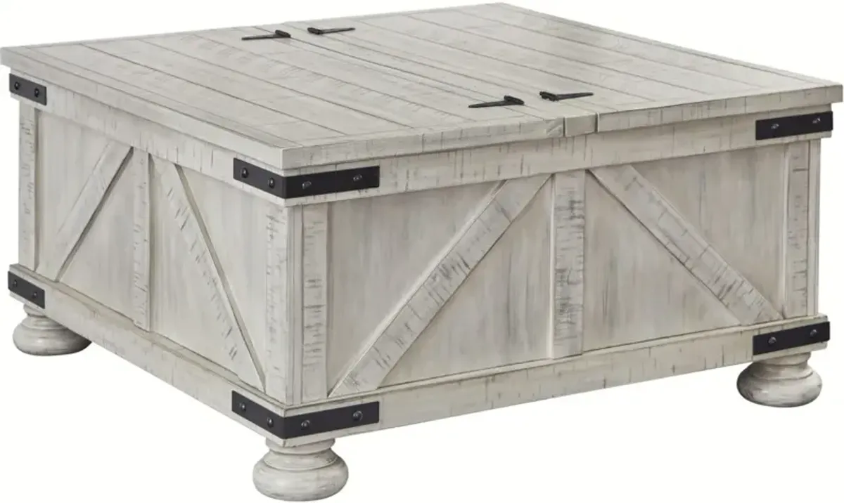 Signature Design by Ashley® Carynhurst Whitewash Coffee Table