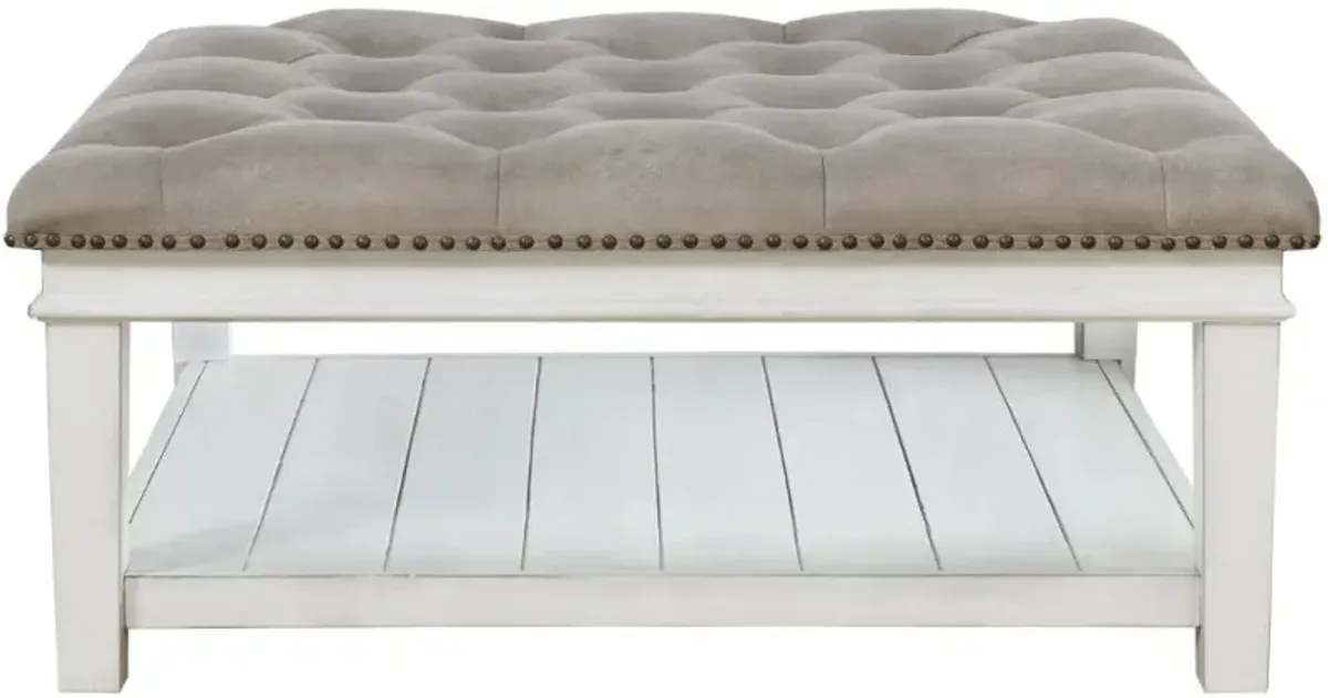 Signature Design by Ashley® Kanwyn Whitewash Ottoman