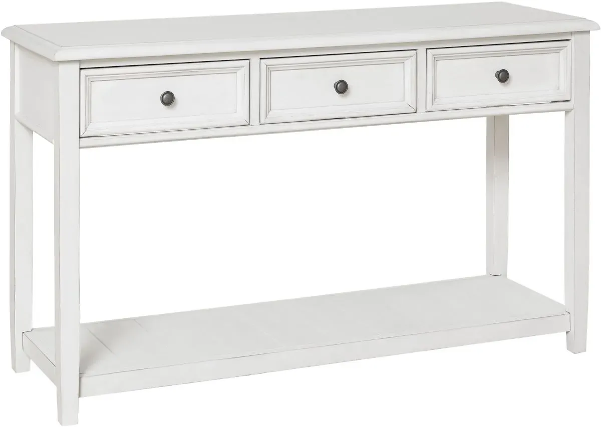 Signature Design by Ashley® Kanwyn Whitewash Sofa Table