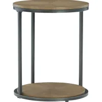 Signature Design by Ashley® Fridley Black Round End Table