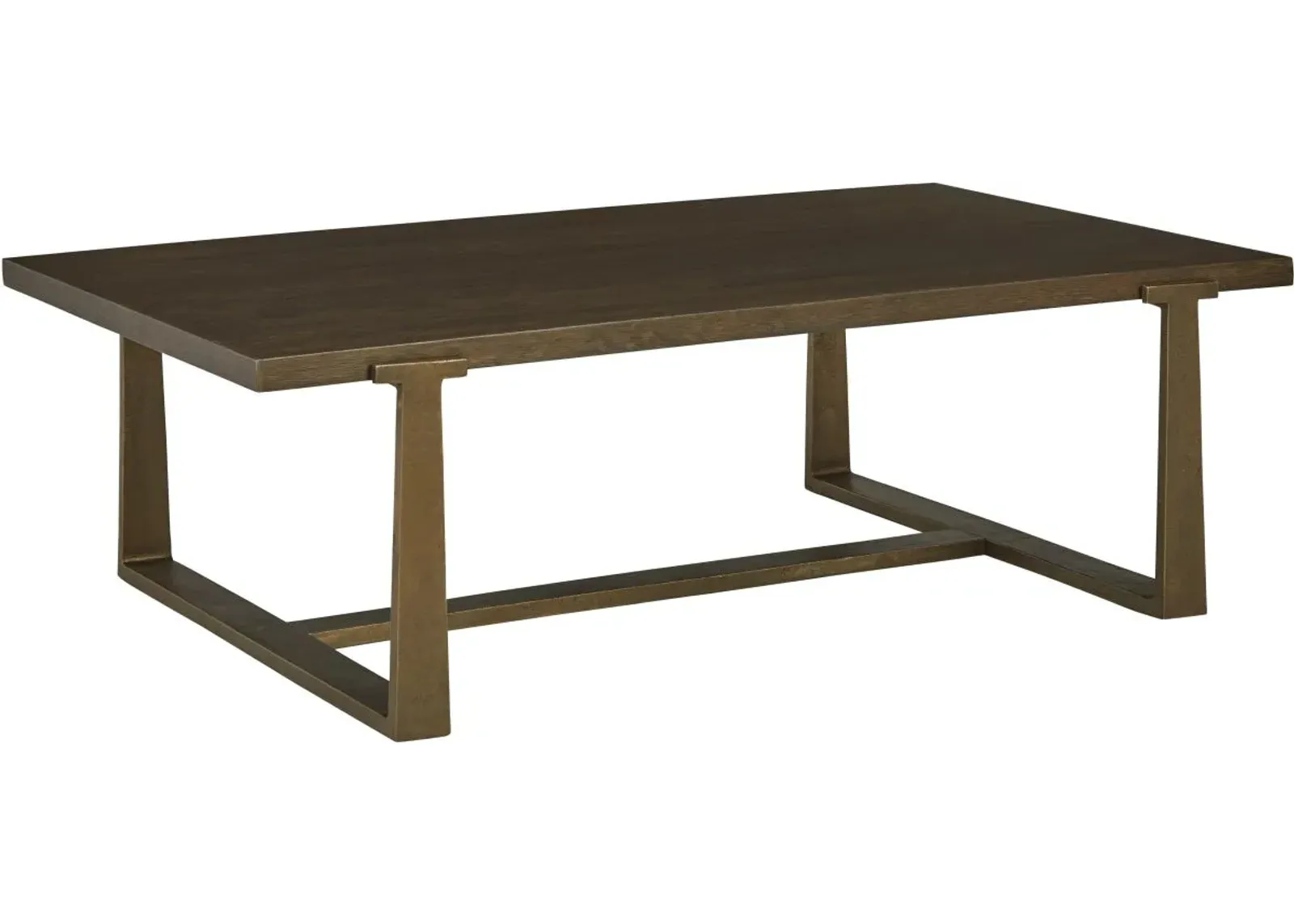 Signature Design by Ashley® Balintmore Brown/Gold Rectangular Coffee Table