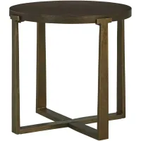 Signature Design by Ashley® Balintmore Brown/Gold Round End Table