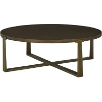 Signature Design by Ashley® Balintmore Brown/Gold Round Coffee Table