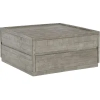 Signature Design by Ashley® Krystanza Weathered Gray Lift Top Coffee Table