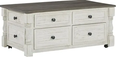 Signature Design by Ashley® Havalance White/Gray Lift-Top Coffee Table