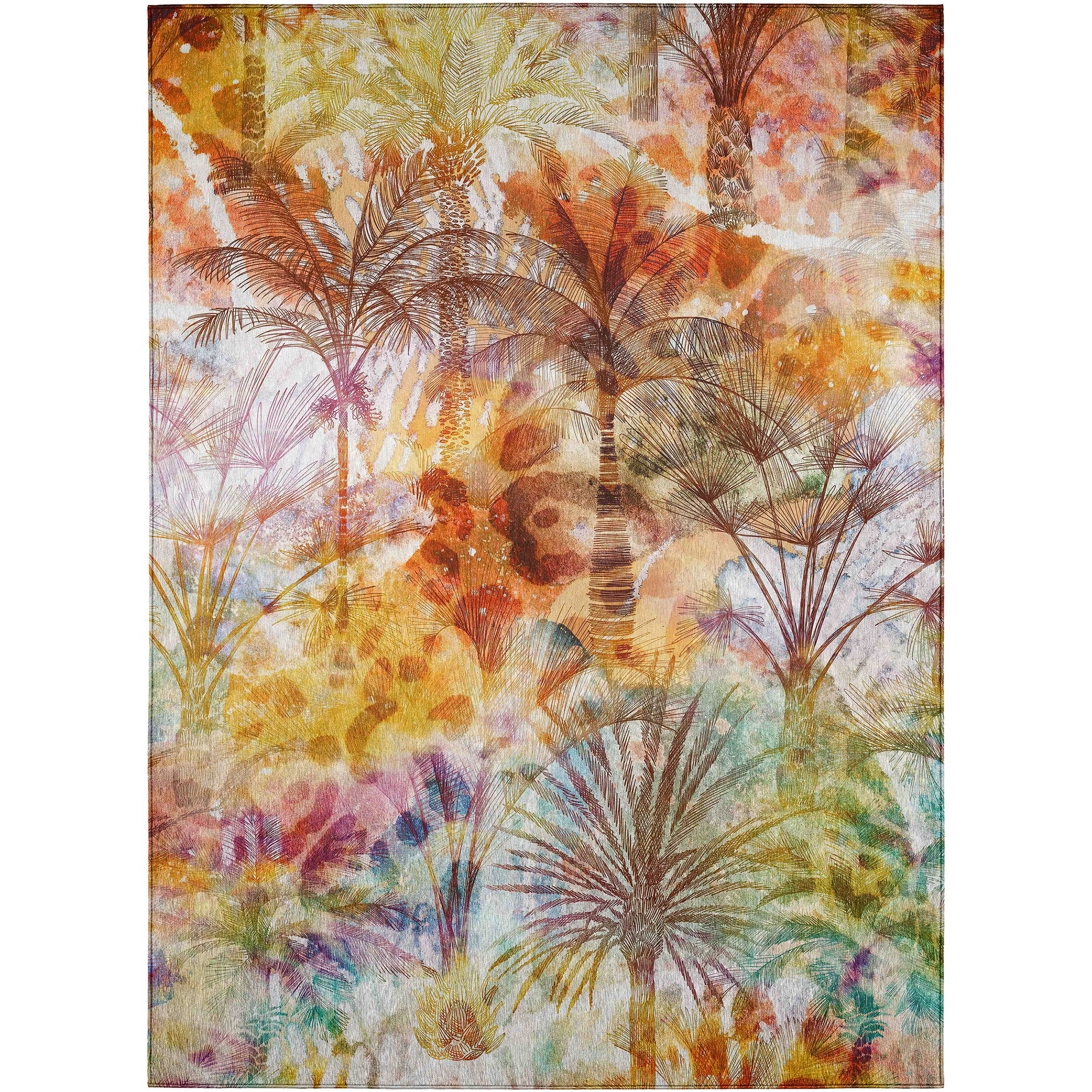 Dalyn Rug Company Tropics Salmon 5'x8' Area Rug