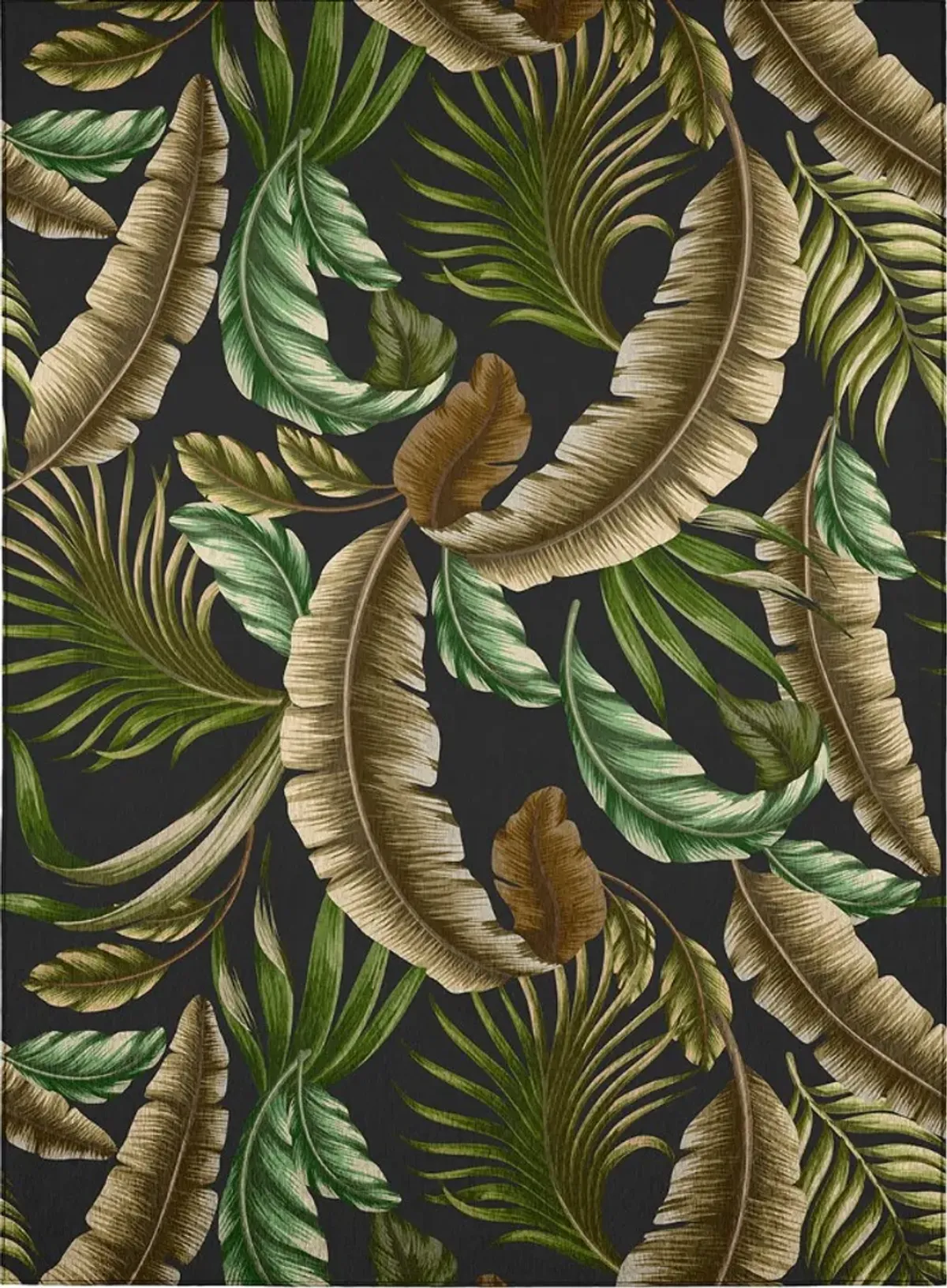 Dalyn Rug Company Tropics Black 8'x10' Style 2 Area Rug