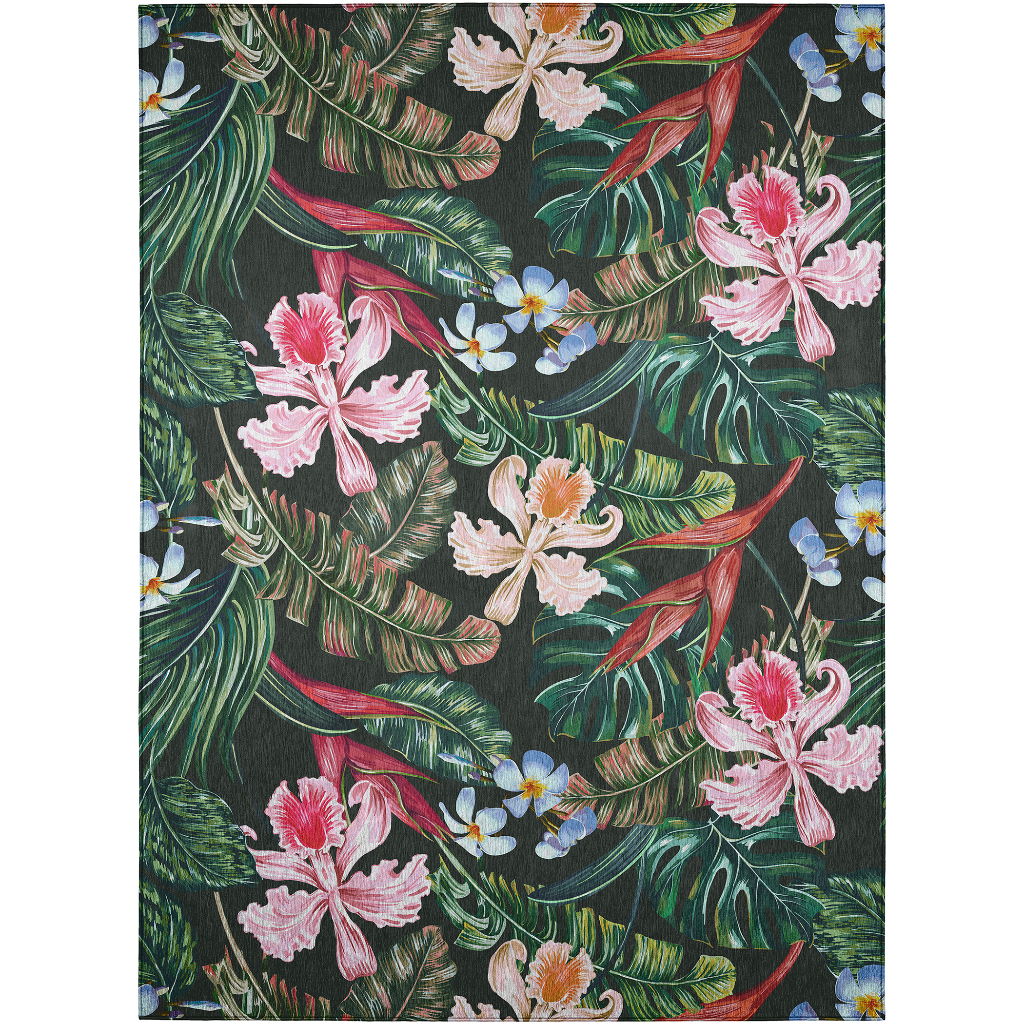 Dalyn Rug Company Tropics Black 5'x8' Area Rug