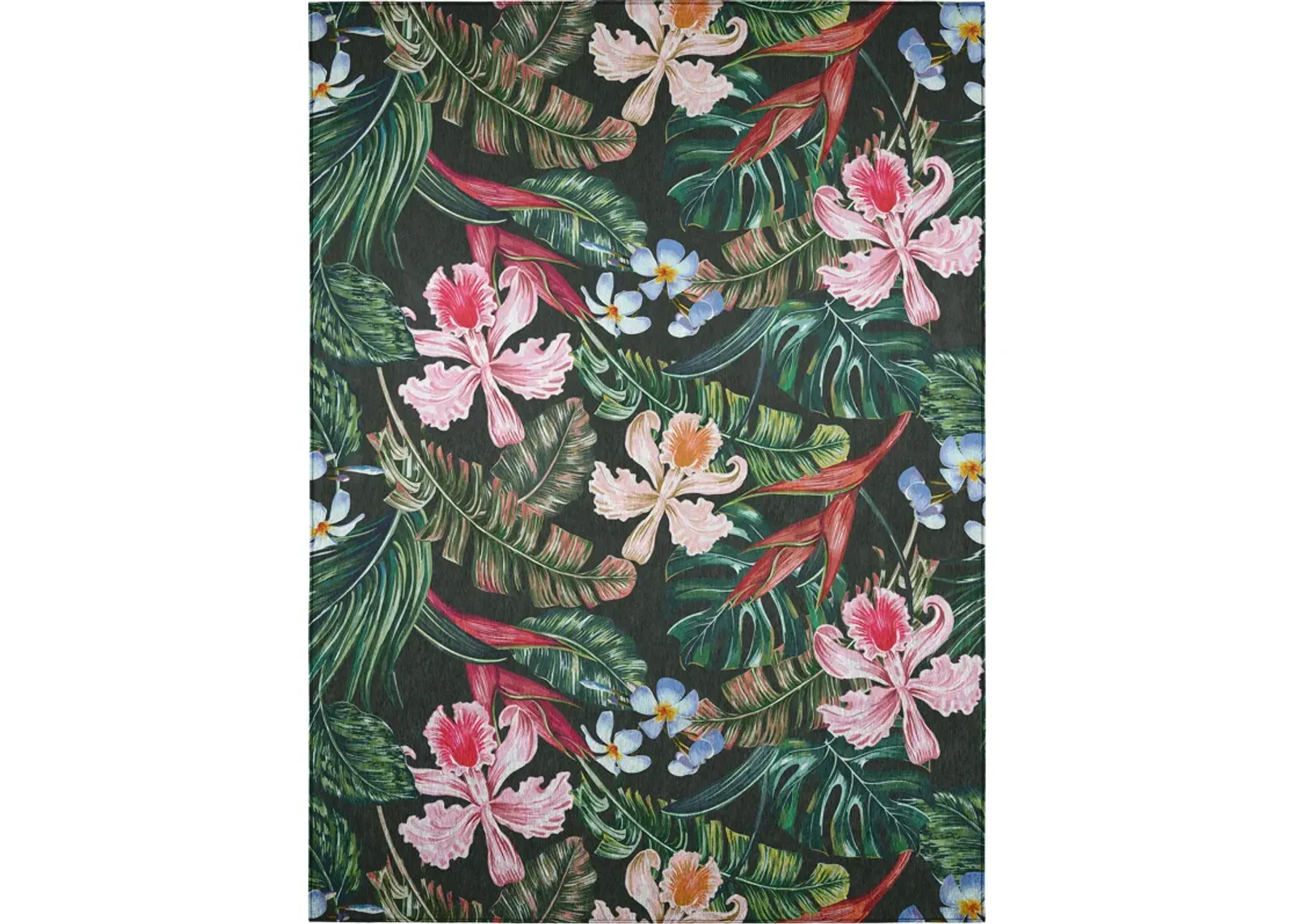 Dalyn Rug Company Tropics Black 5'x8' Area Rug