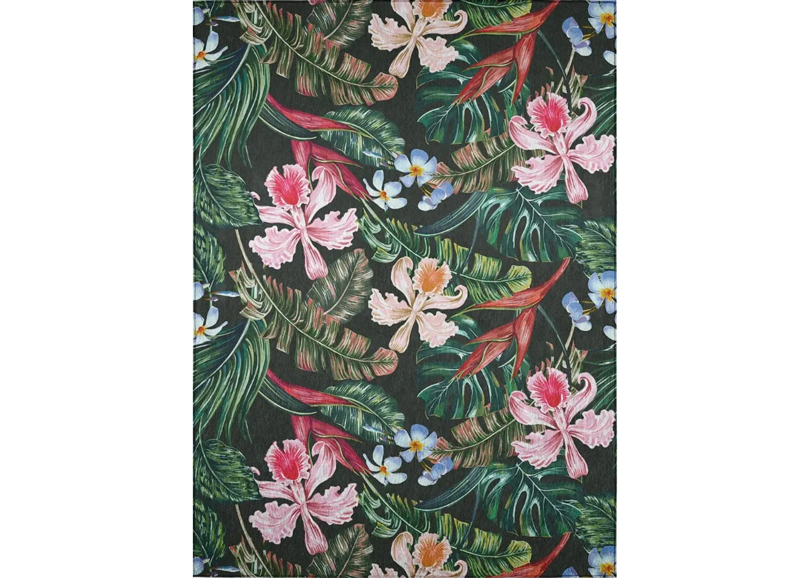 Dalyn Rug Company Tropics Black 8'x10' Style 3 Area Rug