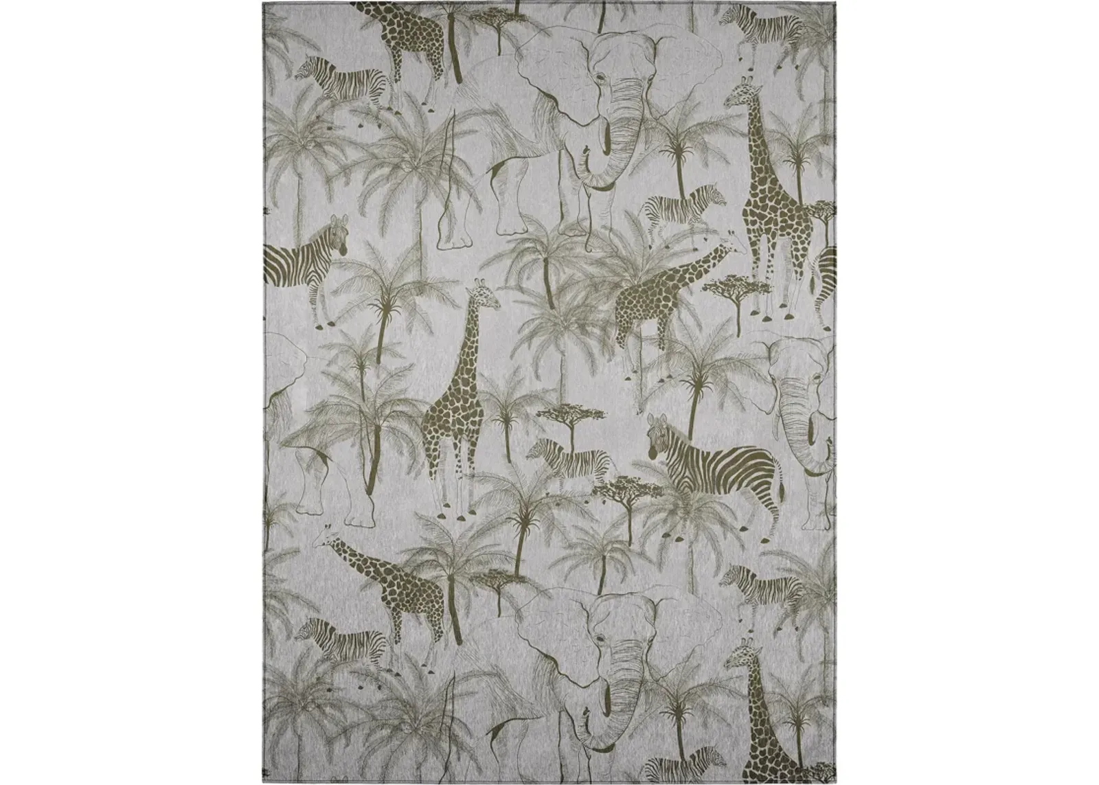 Dalyn Rug Company Tropics Grey 5'x8' Style 2 Area Rug