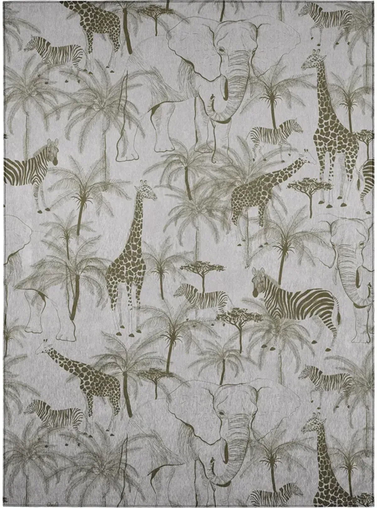 Dalyn Rug Company Tropics Grey 5'x8' Style 2 Area Rug