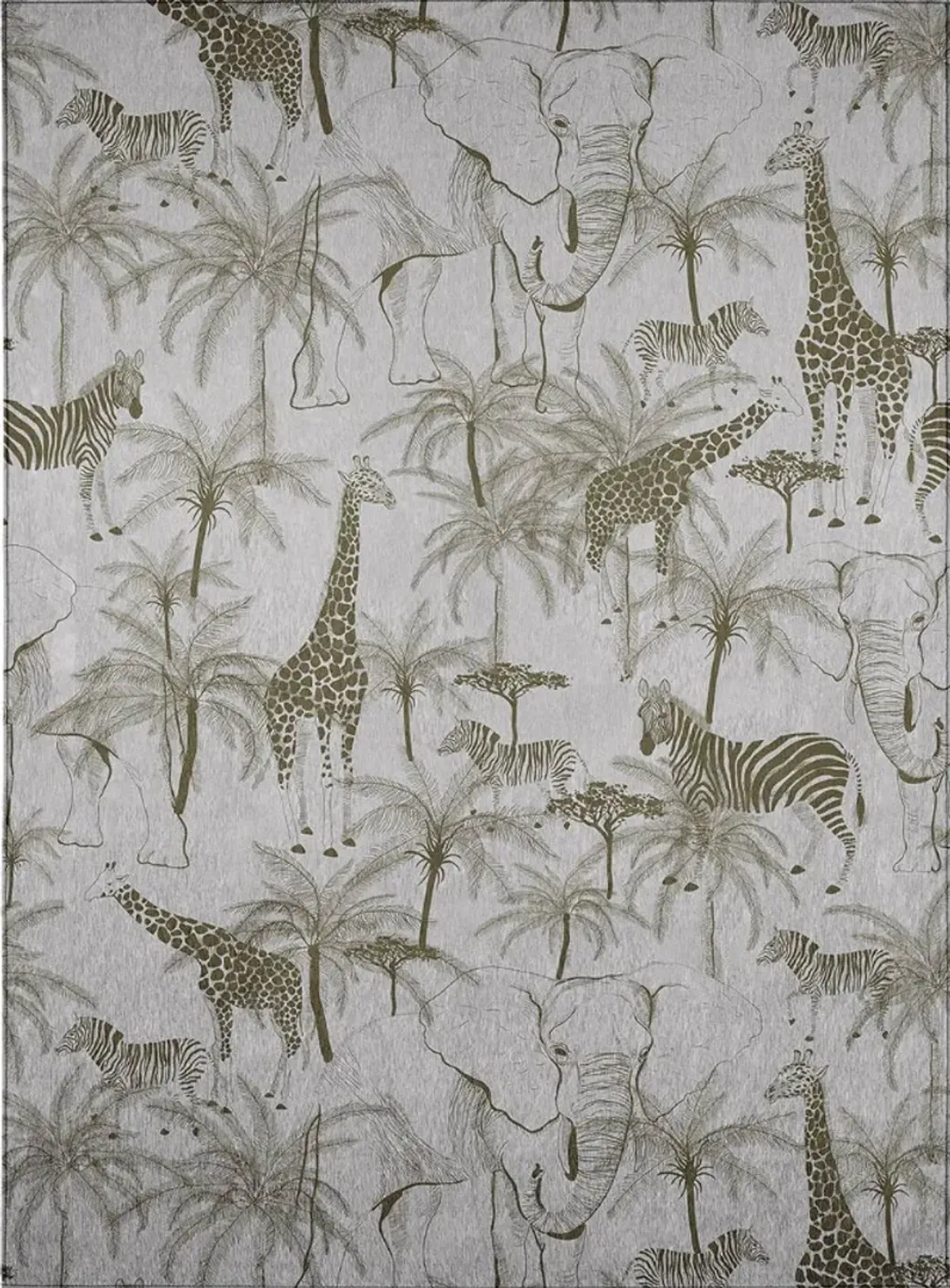 Dalyn Rug Company Tropics Gray 8'x10' Style 2 Area Rug