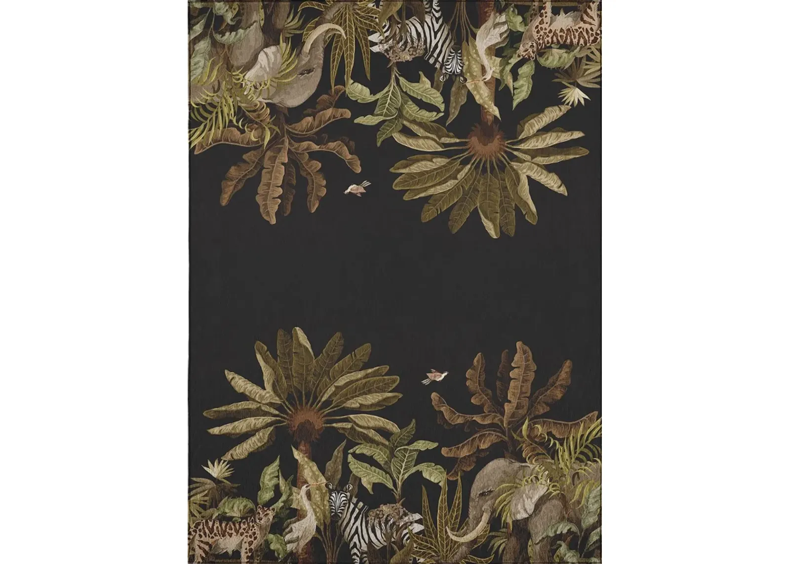 Dalyn Rug Company Tropics Black 8'x10' Style 4 Area Rug