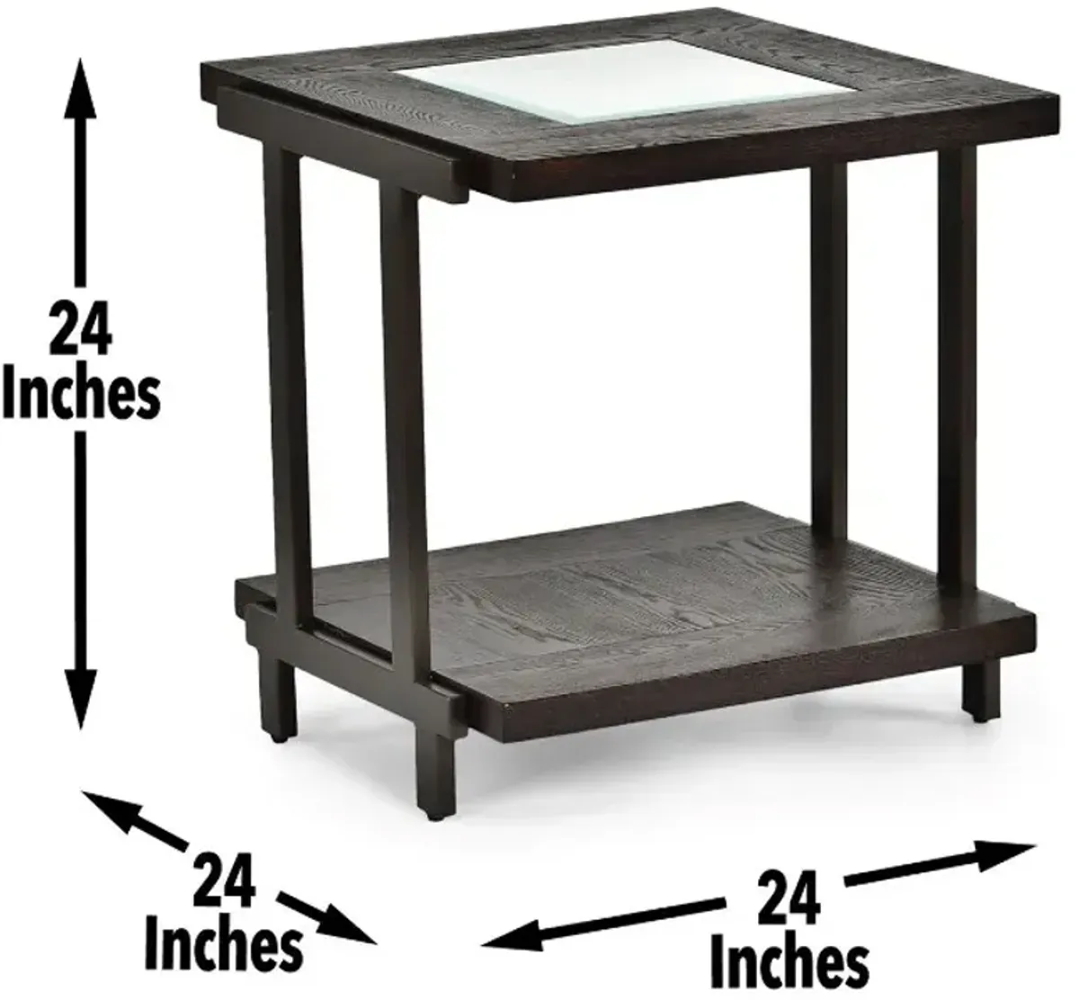 Steve Silver Co. Terrell 3-Piece Smoky Brown Occasional Table Set