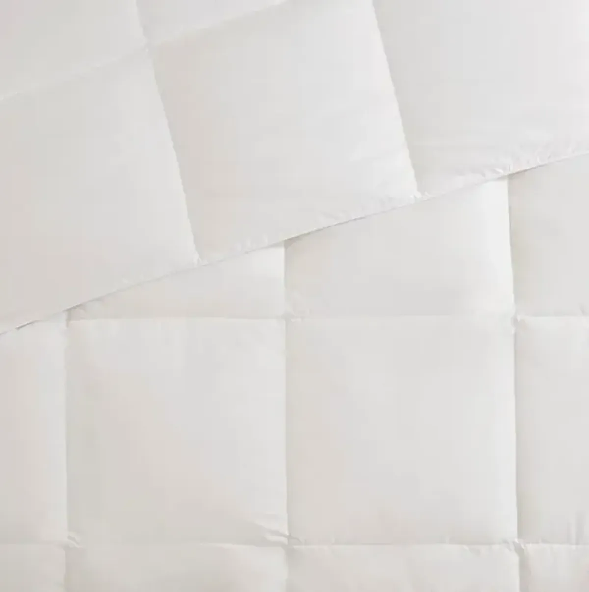 Olliix True North by Sleep Philosophy White Twin All Season Warmth Oversized Cotton Down Comforter