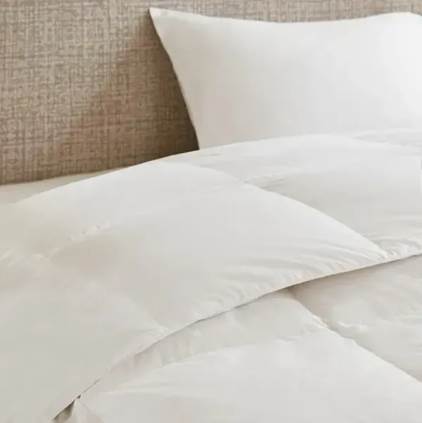 Olliix True North by Sleep Philosophy White Full/Queen All Season Warmth Oversized Cotton Down Comforter