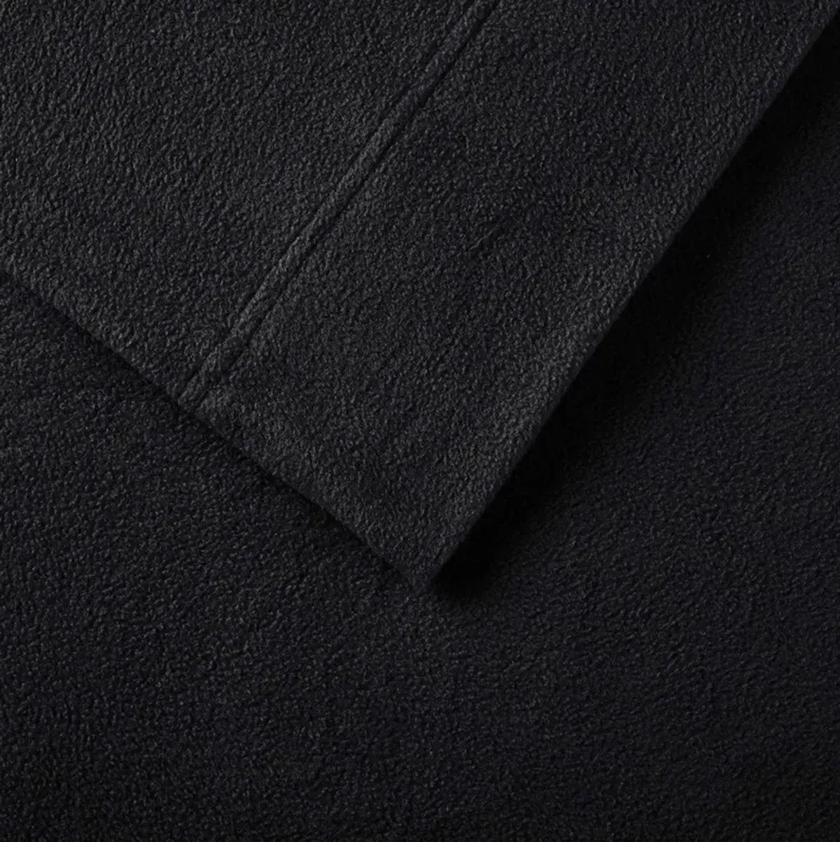 Olliix by True North by Sleep Philosophy Micro Fleece Black Twin Sheet Set