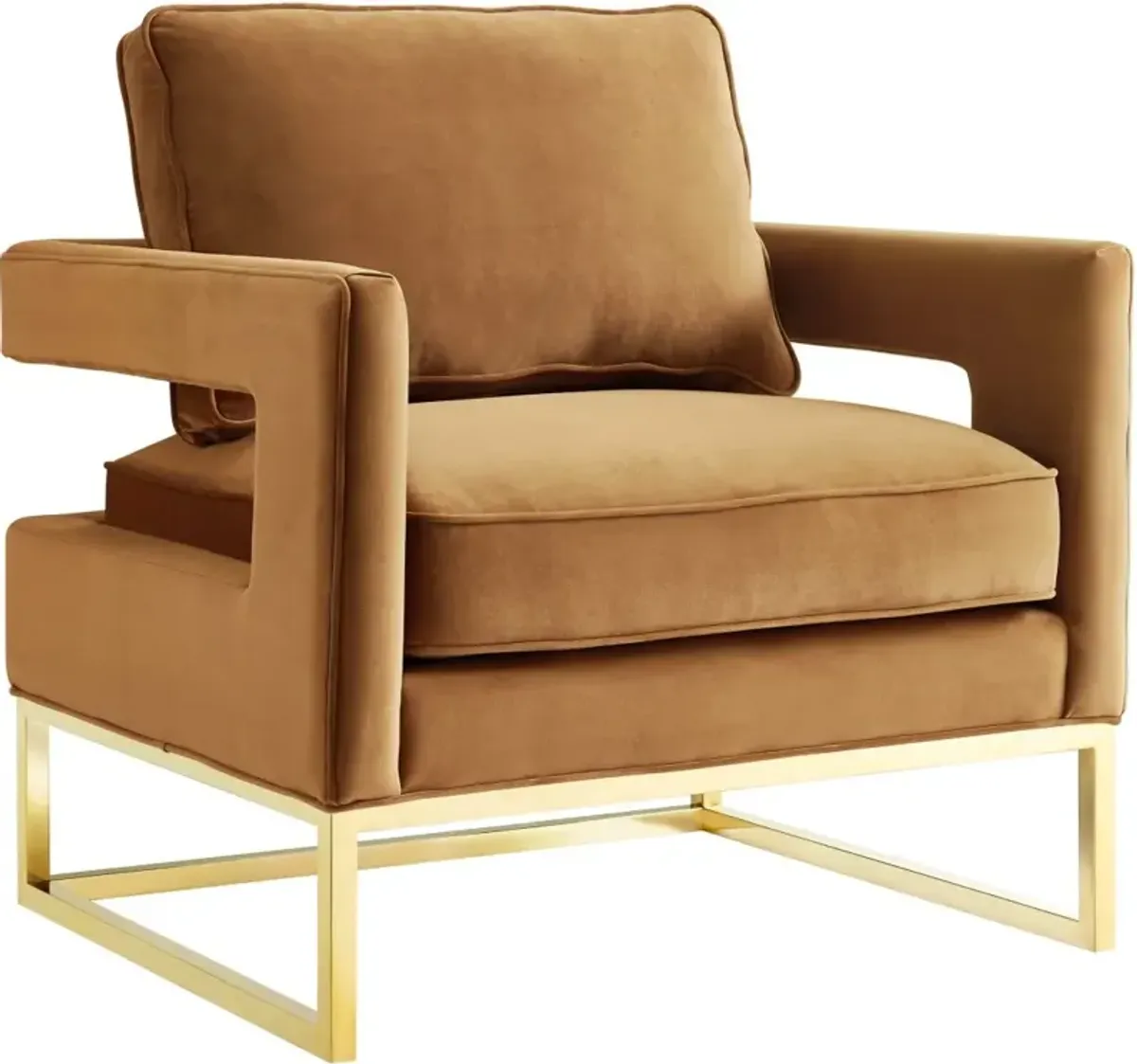 TOV Furniture Avery Cognac Chair