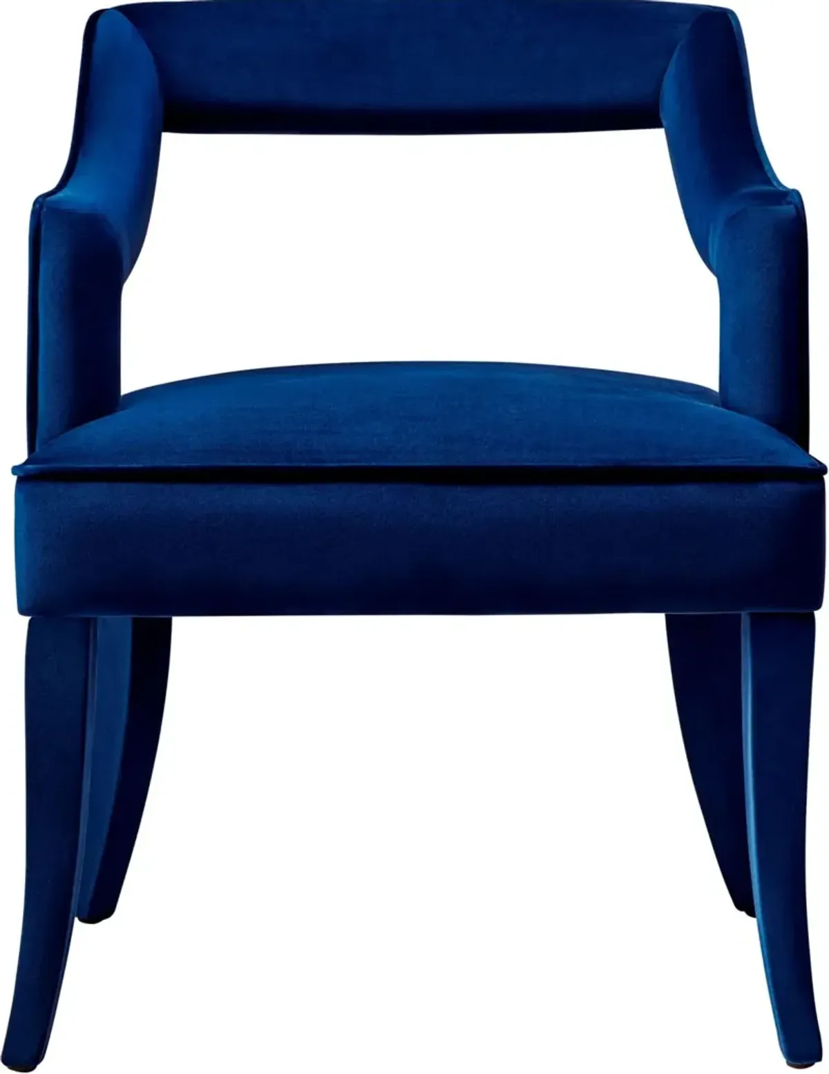 TOV Furniture Tiffany Navy Velvet Chair