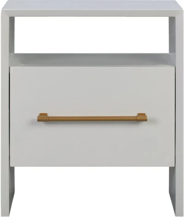 TOV Furniture Libre White Nightstand