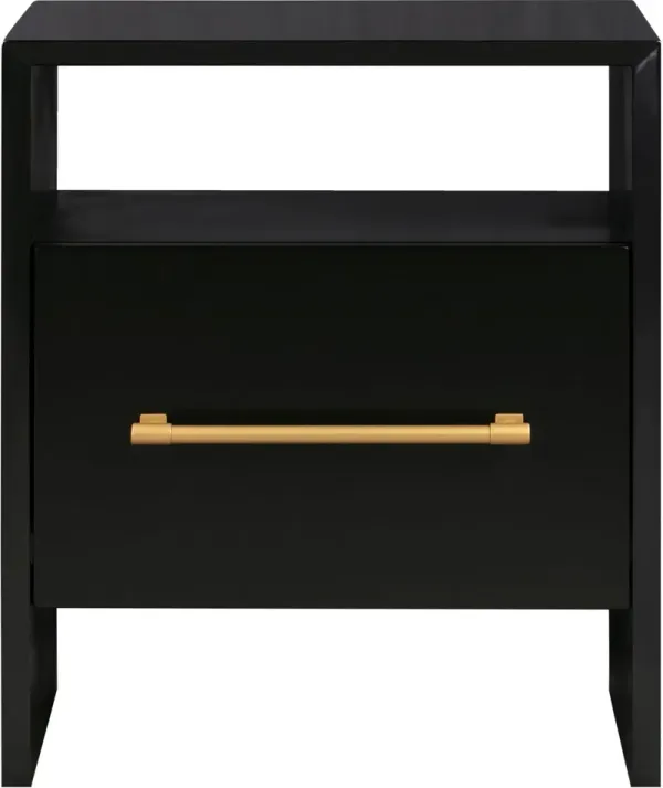 TOV Furniture Libre Black Nightstand