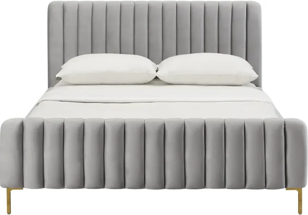 TOV Furniture Angela Grey Queen Bed