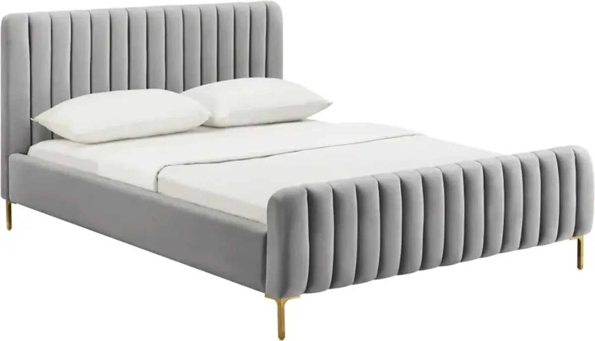 TOV Furniture Angela Grey Queen Bed
