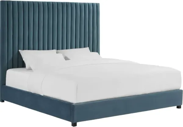 TOV Furniture Arabelle Sea Blue King Bed