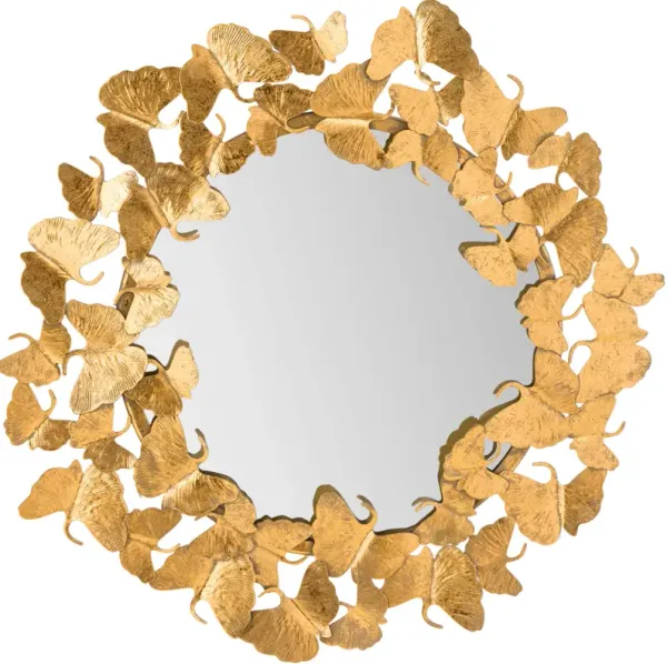 TOV Furniture by TOV Mirrors Gold Lyrical 27" Mirror