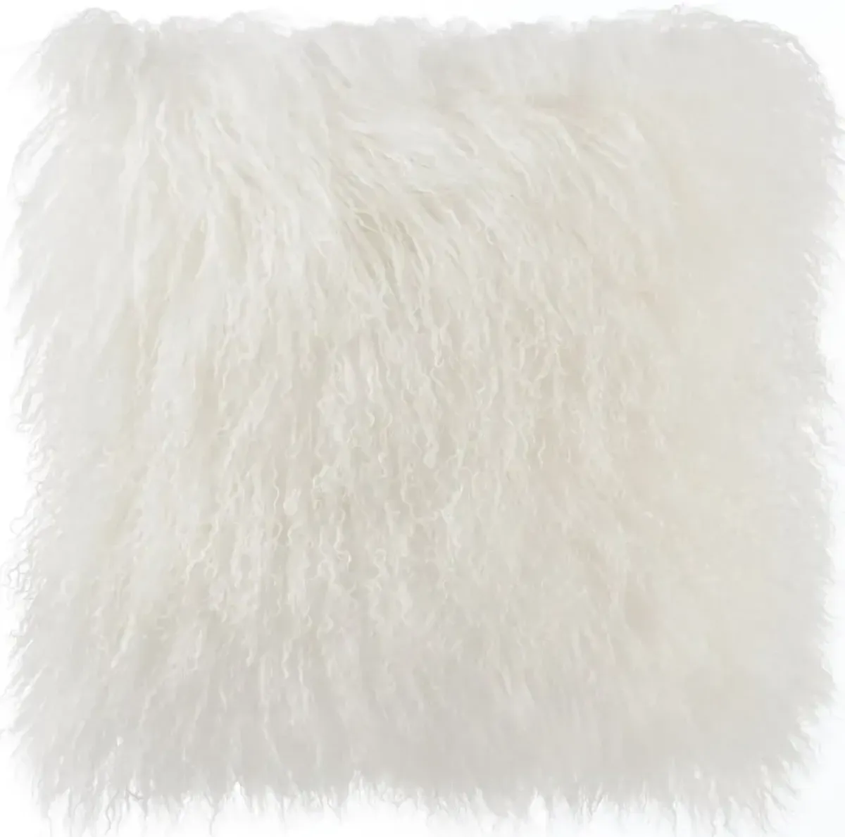 TOV Furniture Tibetan Sheep White Pillow